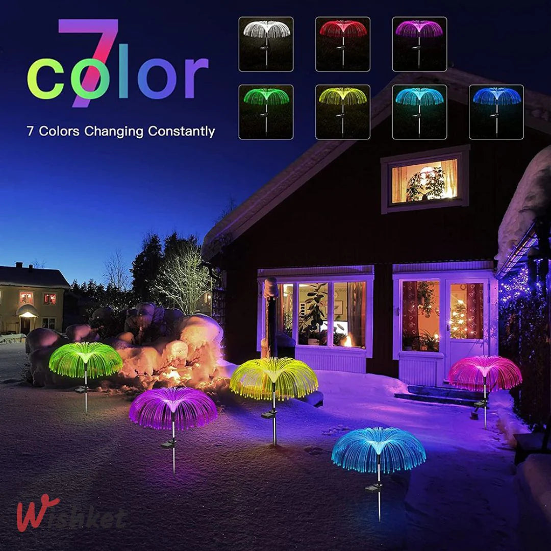 CHANGING SOLAR WATERPROOF FLOWER LIGHTS (MULTI PACKS)