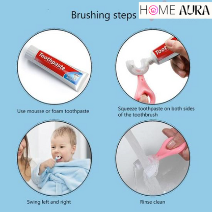 HOME AURA® 360° U Shaped Toothbrush (Buy 1 Get 1 Free)