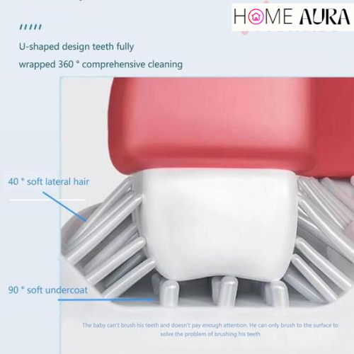 HOME AURA® 360° U Shaped Toothbrush (Buy 1 Get 1 Free)