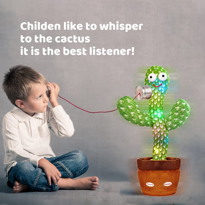 HOME AURA® Cute Talking Cactus